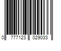 Barcode Image for UPC code 0777123029033