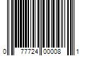 Barcode Image for UPC code 077724000081