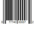 Barcode Image for UPC code 077740000072