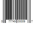 Barcode Image for UPC code 077749000097