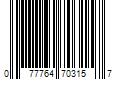 Barcode Image for UPC code 077764703157