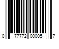 Barcode Image for UPC code 077772000057