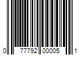 Barcode Image for UPC code 077792000051