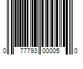 Barcode Image for UPC code 077793000050