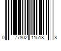 Barcode Image for UPC code 077802115188