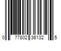 Barcode Image for UPC code 077802361325