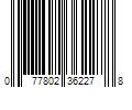 Barcode Image for UPC code 077802362278