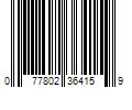 Barcode Image for UPC code 077802364159