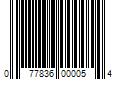 Barcode Image for UPC code 077836000054