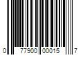 Barcode Image for UPC code 077900000157