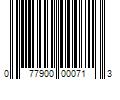 Barcode Image for UPC code 077900000713