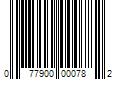 Barcode Image for UPC code 077900000782