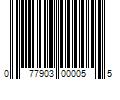 Barcode Image for UPC code 077903000055