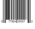 Barcode Image for UPC code 077924000072