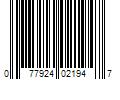 Barcode Image for UPC code 077924021947