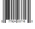 Barcode Image for UPC code 077924037160