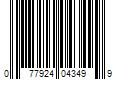 Barcode Image for UPC code 077924043499