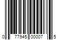 Barcode Image for UPC code 077945000075