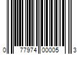 Barcode Image for UPC code 077974000053