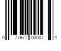 Barcode Image for UPC code 077977000074