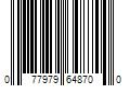 Barcode Image for UPC code 077979648700