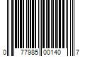 Barcode Image for UPC code 077985001407