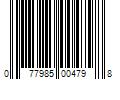 Barcode Image for UPC code 077985004798