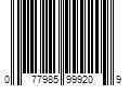 Barcode Image for UPC code 077985999209