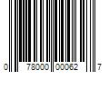 Barcode Image for UPC code 078000000627