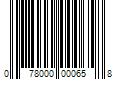 Barcode Image for UPC code 078000000658