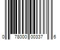 Barcode Image for UPC code 078000003376