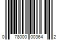 Barcode Image for UPC code 078000003642