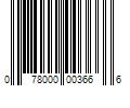 Barcode Image for UPC code 078000003666