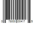 Barcode Image for UPC code 078000004175