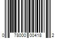 Barcode Image for UPC code 078000004182