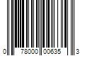 Barcode Image for UPC code 078000006353