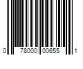 Barcode Image for UPC code 078000006551