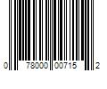 Barcode Image for UPC code 078000007152