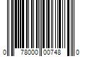 Barcode Image for UPC code 078000007480