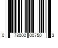 Barcode Image for UPC code 078000007503