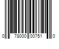 Barcode Image for UPC code 078000007510