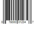 Barcode Image for UPC code 078000012347