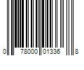 Barcode Image for UPC code 078000013368