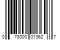 Barcode Image for UPC code 078000013627