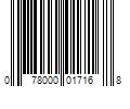 Barcode Image for UPC code 078000017168