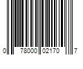 Barcode Image for UPC code 078000021707