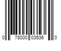 Barcode Image for UPC code 078000035360