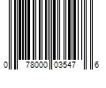 Barcode Image for UPC code 078000035476