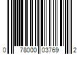 Barcode Image for UPC code 078000037692