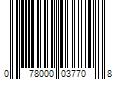 Barcode Image for UPC code 078000037708